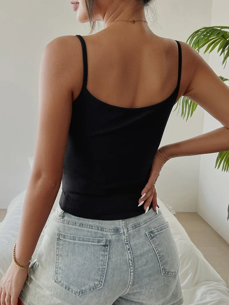 Women's Cropped Tops Casual Basic T-shirt